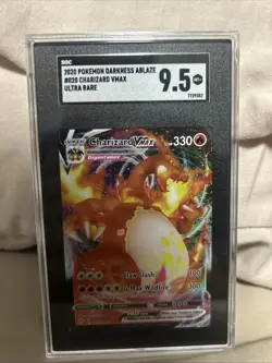 2020 Pokemon Sword & Shield Darkness Ablaze Charizard VMAX #020/189 SGC 9.5 - Image 1