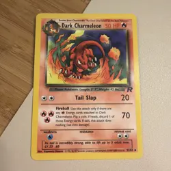 [LP] 2000 Pokemon Team Rocket Dark Charmeleon Unlimited #32/82 Uncommon - Image 1