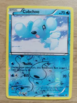 Pokemon TCG Cubchoo Next Destinies 36/99 Reverse Holo NM Condition - Image 1