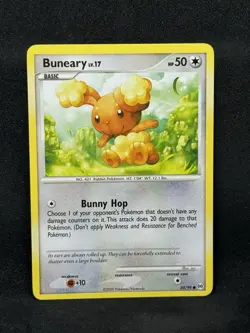 2009 Pokemon Platinum Arceus Buneary 55/99 Common Basic HP - Image 1