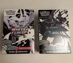 Sealed Pokemon TCG Scarlet & Violet Black Bolt And White Flare Booster Bundles - Image 1