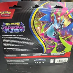 Pokemon Mega Evolution Phantasmal Flames 3 Pack Blister Weavile SEALED - Image 2