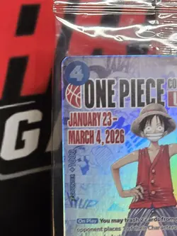 SEALED Monkey.D.Luffy (College Basketball US Voyage) P-055 One Piece Promotion.. - Image 2