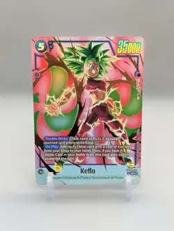 Kefla FB08-034 Alternate Art Saiyans Pride Dragon Ball English Card Fusion World - Image 1