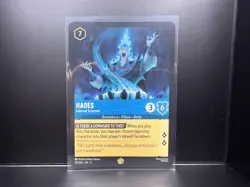 Disney Lorcana Fabled Hades Infernal Schemer 151/204 Non-Foil Legendary Card - Image 1