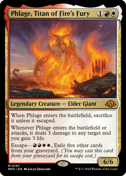 Phlage, Titan of Fire's Fury (REGULAR) x1 - MTG Modern Horizons 3 MH3 #197 - Image 1