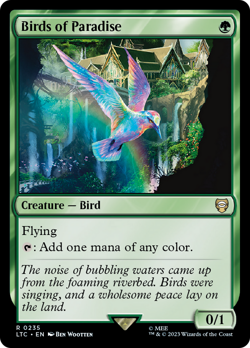 Birds of Paradise #235 | NM Near Mint | LTC Lord of the Rings Magic MTG - Image 1