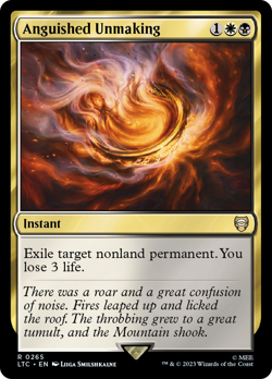 Anguished Unmaking #265 | NM Near Mint | LTC Lord of the Rings Magic MTG - Image 1