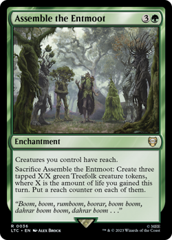 Assemble the Entmoot #36 | NM Near Mint | LTC Lord of the Rings Magic MTG - Image 1