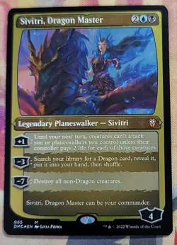 Sivitri, Dragon Master (Foil Etched) MTG Commander: Dominaria United (DMC) (NM) - Image 1
