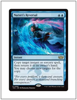 1x Narset's Reversal, Tarkir Dragonstorm Commander, Magic MTG NM - Image 1