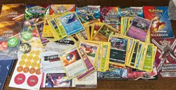 Pokemon Lot of 100 Cards, Rule Books, and Accessories - * Please Read - Image 1