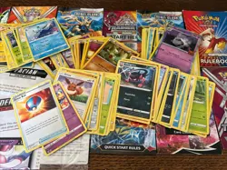 Pokemon Lot of 100 Cards, Rule Books, and Accessories - * Please Read - Image 2