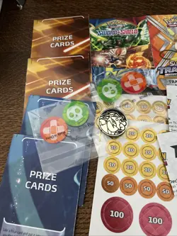 Pokemon Lot of 100 Cards, Rule Books, and Accessories - * Please Read - Image 4