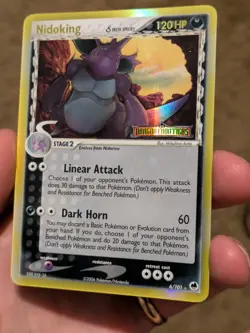 Pokemon Nidoking 6/101 Holo EX Delta Species Dragon Frontiers Stamped VLP - Image 3