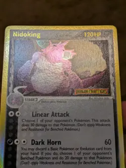 Pokemon Nidoking 6/101 Holo EX Delta Species Dragon Frontiers Stamped VLP - Image 4