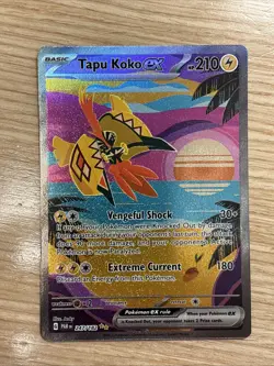 🔥Tapu Koko ex 247/182 Pokemon TCG SV04: Paradox Rift Holo NM🔥 - Image 1