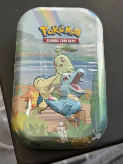 Pokemon TCG Celebrations Mini Tin Chikorita Cyndaquil Totodile Sealed 25th ! - Image 1