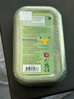 Pokemon TCG Celebrations Mini Tin Chikorita Cyndaquil Totodile Sealed 25th ! - Image 3