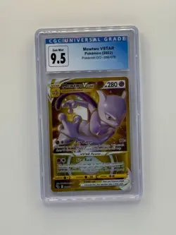 Mewtwo VStar 086/078 Pokemon GO 2022 SR Secret Rare CGC9,5 - Image 1
