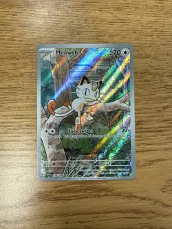 Pokemon Meowth 106/094 IR Phantasmal Flames NM/M - Image 1