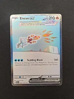 Pokemon Eiscue ex 222/197 SV03: Obsidian Flames Near Mint - Image 1