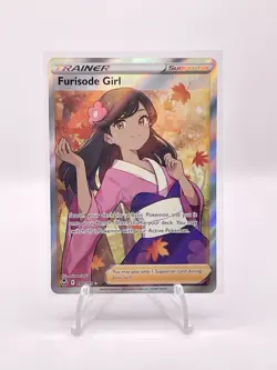 Pokemon TCG Furisode Girl (Full Art) Sword & Shield Silver Tempest 190/195 - Image 1