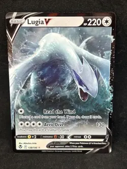 Pokemon TCG-Lugia V 138/195-Swsh12:Silver Tempest-Ultra Rare Holo NM - Image 1