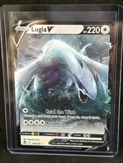 Pokemon TCG-Lugia V 138/195-Swsh12:Silver Tempest-Ultra Rare Holo NM - Image 3