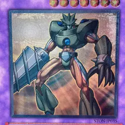Yu-Gi-Oh Elemental HERO Grand Neos STON-JP035 Ultimate Rare Relief Japan - Image 2