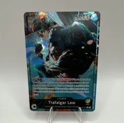 One Piece CCG Trafalgar Law OP10-022 Leader alt art - Image 1