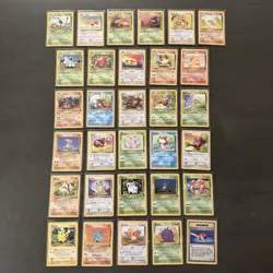 Pokemon Cards Vintage WOTC Near-Complete Common & Uncommon Set NM-M - Image 1