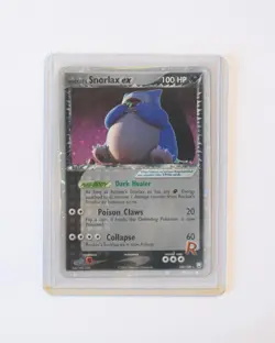 Pokemon Rocket's Snorlax EX 104/109 Holo Card Team Rocket Returns - Image 1