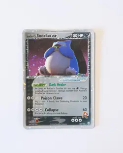 Pokemon Rocket's Snorlax EX 104/109 Holo Card Team Rocket Returns - Image 2