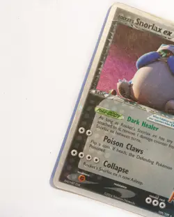 Pokemon Rocket's Snorlax EX 104/109 Holo Card Team Rocket Returns - Image 4