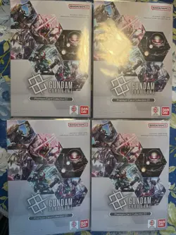 Gundam TCG Premium Card Collection 01 EVX05 Bandai Card Fest x4 set - Image 1