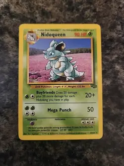 Pokemon Nidoqueen Card 23/64 Jungle Regular Non-Holo Rare - Image 1