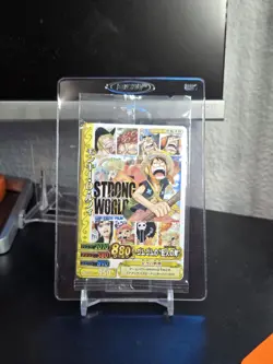 One Piece Film Strong World Promo SEALED 2009 Vintage - 3 CARDS In PACK - Image 1