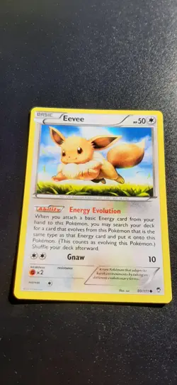 Eevee 80/111 XY Furious Fists Regular Common Pokemon Card TCG Trading Card Game - Image 1