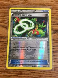 Sceptile Spirit Link 80/98 Reverse Holo XY Ancient Origins Pokemon Card TCG Game - Image 1