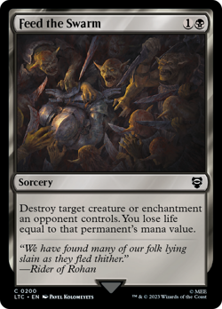 Feed the Swarm #200 | NM Near Mint | LTC Lord of the Rings Magic MTG - Image 1