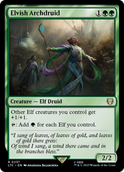 Elvish Archdruid #237 | NM Near Mint | LTC Lord of the Rings Magic MTG - Image 1