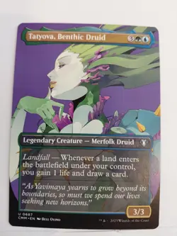 Tatyova, Benthic Druid (Borderless) Commander Masters Regular - Image 1