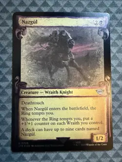 MTG Nazgul #0729 Foil Showcase Scrolls Uncommon UB: The Lord of the Rings (LTR) - Image 2