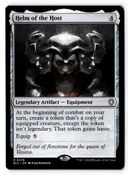 Helm of the Host 276 Commander: Bloomburrow Normal NM - Image 1