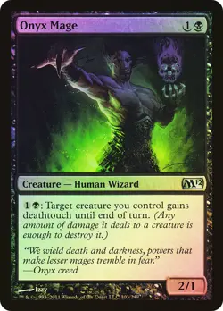 MTG FOIL Onyx Mage - Magic 2012 #103 - Image 1