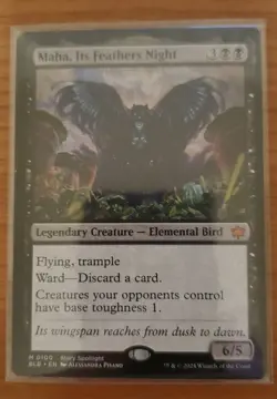 MTG Maha, Its Feathers Night (Regular) - Bloomburrow (NM) - Image 1