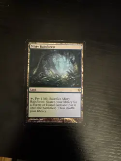 Misty Rainforest Zendikar (#220/249) Lightly Played - Image 1