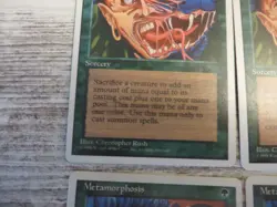 4x Metamorphosis - Chronicles - NM/EX - English - OOP MTG - Image 4