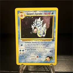 Pokemon Giovanni's Gyarados 5/132 Gym Challenge Holo Rare Unlimited Near Mint/NM - Image 1